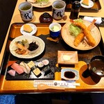 千代寿司 - 蓋を開けてみた
            インスタの動画撮影では片手で
            お味噌汁の蓋が開けられず断念しちゃった（笑）