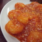 阿佐 - 芝海老のチリ・ソース　アップ