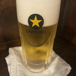 立川やきとん - まずは生ビール♡