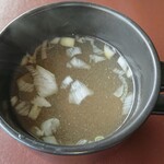 カフェ 洗濯船 - スープ　浅蜊味噌汁