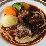 カフェ 洗濯船 - 牛タンシチュー