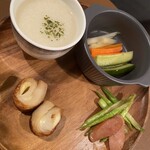 バー リーファー - ランチセットのプレート　