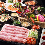 韩式烤猪五花肉套餐