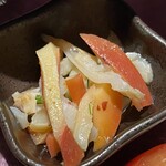 鉄板焼料理 円居 - ほっき貝のマリネ