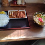 Yoshimuraya - 鴨焼き定食（うどん付き）