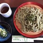 源平茶屋 - くりから蕎麦(ザル) 750円