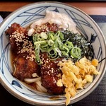 丸亀製麺 - てりやきタル鶏ぶっかけ 温 大盛