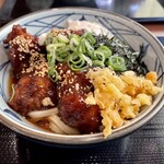 丸亀製麺 - てりやきタル鶏ぶっかけ 温 大盛