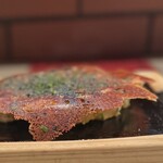 浅井 - 「ねぎすじ」の羽根     パリパリで醤油に合う