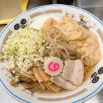 中華そば みたか - ワンタンメン油そば半熟卵付き