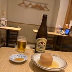 讃岐うどん 麦福  - ❀〖夜のお得なほろ酔いセット〗(1580えん)【税込価格】●【ビ－ル中】生ビール(アサヒスーパードライ)or
            瓶ビール(サッポロラガー中瓶)✿【＋差額で日本酒に差し替えOK】
            