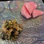 遊香里荘 - 赤カブ漬けと晩菊