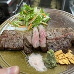 肉ト酒 八丁堀酒場 てっつい - 厚切りサーロインステーキ