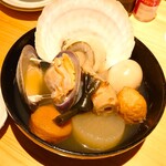 [Seasonally limited] Assorted Oden with shellfish soup