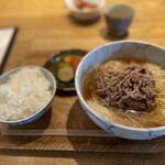 船場虎島 - 牛肉増量 肉そうめん※サービスご飯