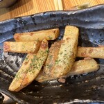 北新地ここの - 男爵の酒盗バター。ごくうま。