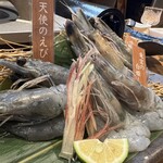 北新地ここの - 生エビ三種。　天使、白姫、永遠。これも忘れてはいけません。