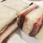 レストラン香味屋 - ビーフサンドお肉が柔らかくて美味しい