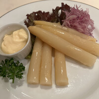 レストラン香味屋 - ホワイトアスパラ(懐かしい)