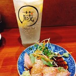 ちゅうしんの蔵 - 美味で品揃えも良いです　二人オペで慌ただしい感じだけど提供も早い