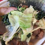 IEKEI KANSAI 王道家直系 我道家 - 丼の中に埋もれていたキャベツ