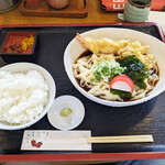 大俵 - 料理写真:天ころきしめん（麺大盛)+中ライス