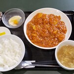 中華食堂 秋 - エビチリ定食