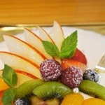 お菓子工房　まるみや - 「ﾚｱﾁｰｽﾞﾃﾞｺﾚｰｼｮﾝｹｰｷ(7号)」上側からの撮影です(2013/10/17UP)