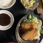 丼彩酒楽 由庵 - アジフライ定食