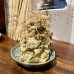 KURODARUMA - 納豆とたくあんの和ポテサラ 