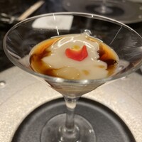 mahoroba 鉄板 心斎橋 - 落花生の豆腐、ジーマーミはトロトロのドリンクのようです