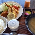 和風レストラン やまさ - ミックスフライ定食 ¥1,300