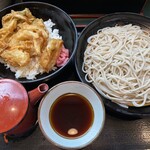 Komoro Soba - かき揚げ丼とそばセット