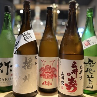 We also have a full lineup of Japanese sake! !