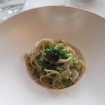 サーラ アマービレ - ツブ貝とブロッコリーのスパゲッティ