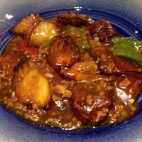 中國名菜 龍坊 代官山店 - 13.10月　なすと豚ひき肉の醤油煮込み