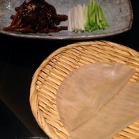 中國名菜 龍坊 代官山店 - 13.10月　牛肉の北京甜面醤炒め 薄餅添え