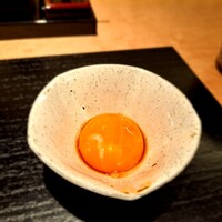 銀座 四代目 高橋屋 銀座店 - ⚫鰻ダレに漬け込んだ卵黄