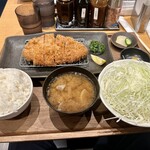 とんかつ おお山 - 特上リブロースカツ定食