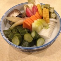 里葉亭 - 漬物盛り合わせ