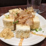 完全個室居酒屋 茶屋 - 揚げたて自家製厚揚げ