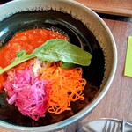 HOTEL GROOVE SHINJUKU - 2023/9月下旬。モーニングスパイシーボウル。いわゆる中辛の野菜カレーでした。