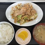 大将 - 料理写真:辛口焼肉定食