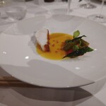 MOTOI - スジアラのポアレ　万願寺唐辛子とアンデスの唐辛子　感動しました。