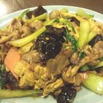 順香 - 豚肉ときくらげの炒め物　800円(2013年10月)