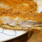 Tonkatsu Yosaku - 特大ロースかつ断面