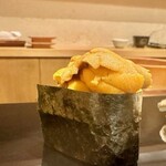 鮨 竜介 - 2023.8.  北紫海胆