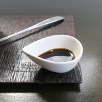 シャムロックカフェ - 添えられた黒蜜。