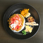 シャムロックカフェ - メインのトマトキーマ｡