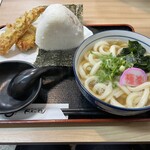 極楽うどん Ah-麺 - 私の、店長オススメセット。美味しそう！